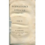 Rozmaitości Literackie z roku 1825-1828 [komplet wydawniczy 5 tomów]