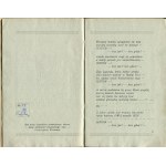 ZEGADŁOWICZ Emil - Ballads [first edition 1920] [AUTOGRAPH AND DEDICATION] [edition of 100 copies].