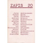 Zapis. Poezja - Proza - Eseje - Felietony [komplet wydawniczy 21 numerów] [Londyn 1977-1982]