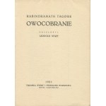 TAGORE Rabindranath - Owocobranie [1921] [cover by Antoni Procajłowicz].