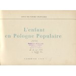 L'enfant en Pologne Populaire [1952] [opr. graf. Tadeusz Gronowski]