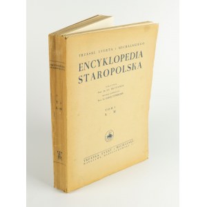 BRÜCKNER Aleksander - Encyklopedia staropolska [komplet 2 tomów w oprawie broszurowej] [1939]