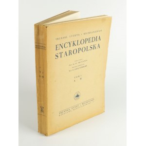BRÜCKNER Aleksander - Encyclopedia staropolska [set of 2 volumes in booklet binding] [1939].