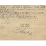 [Warsaw Uprising] Battalion Milosz - platoon Truk. Applications for decorations dated 15.09.1944 [with signature of Kurt Tomala a.k.a. Truk].