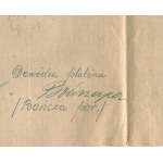 [powstanie warszawskie] Batalion Miłosz - pluton Bończa. Wykaz oficerów, podchorążych i podoficerów stopniami z dn. 26.09.1944 [z podpisem Mieczysława Gawdzika ps. Bończa]