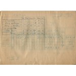 [Warsaw Uprising] Battalion Milosz - platoon Ptaszynski. Report on the condition of men and weapons dated 16.09.1944 [with signature of Aleksander Lisowski a.k.a. Skoryński].