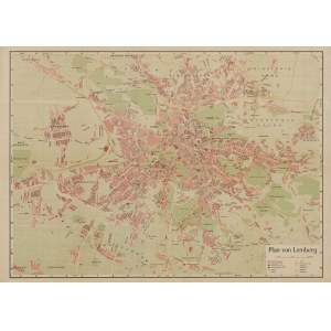 [mapa] Lwów - Plan von Lemberg [1942]