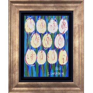 Edward Dwurnik ( 1943 - 2018 ), Yellow Tulips, 2018