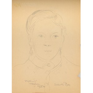 Wlastimil HOFMAN (1881-1970), Portret dziewczynki (Krystyny Chocianowicz) (1949)