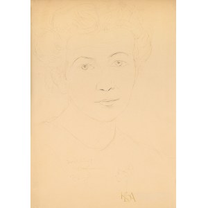 Wlastimil HOFMAN (1881-1970), Portret kobiety (Haliny Chocianowicz) (1950)