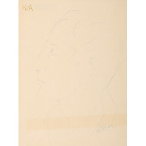 Wlastimil HOFMAN (1881-1970), Portret mężczyzny (1954)