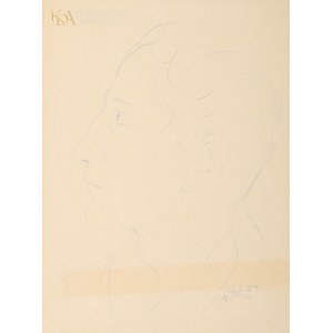 Wlastimil HOFMAN (1881-1970), Portret mężczyzny (1954)