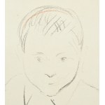 Wlastimil HOFMAN (1881-1970), Portret chłopca | Szkic portretu (rysunek dwustronny)