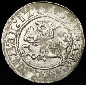 Zikmund I. Starý, půlpenny 1512, Vilnius - třípenny - vzácné