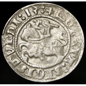 Sigismund I. der Alte, Halbpfennig 1513, Vilnius - Doppelpunkte