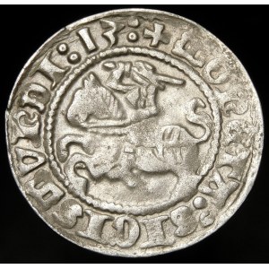 Zikmund I. Starý, půlpenny 1513, Vilnius - dvojtečky