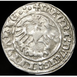 Sigismund I. der Alte, halber Pfennig 1514, Vilnius - Vierfüßler