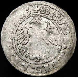 Zikmund I. Starý, půlpenny 1518, Vilnius - chyba, MONTEA - velmi vzácné