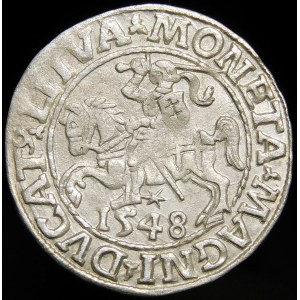 Žigmund II August, polgroš 1548, Vilnius - Roman I, LI/LITVA