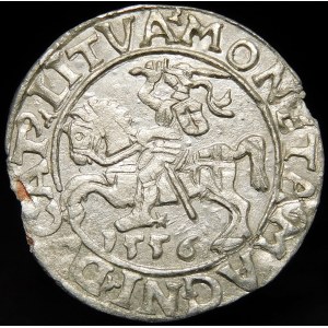 Sigismund II Augustus, Half-penny 1556, Vilnius - LI/LITVA