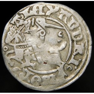 Alexander Jagiellonian, Vilnius half-penny - Gothic - 4th issue - 6 feathers