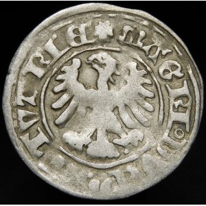 Alexander Jagiellonian, Vilnius half-penny - Gothic - 4th issue - 6 feathers