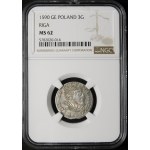 Sigismund III Vasa, Troika 1590, Riga - larger bust - beautiful and rare