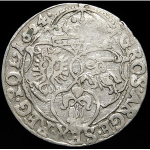 Žigmund III Vaza, šesťpence 1624, Krakov - variant