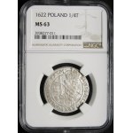 Sigismund III Vasa, Ort 1622, Bydgoszcz - PRV M, PO - rare and beautiful