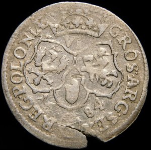John III Sobieski, Sixth of 1684 SVP, Bydgoszcz - in mantle - rare