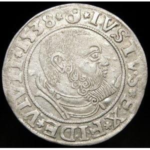 Prusy Książęce, Albrecht Hohenzollern, Grosz 1538, Królewiec