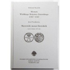 Kopicki Edmund, Coins of the Grand Duchy of Lithuania 1387-1707, Tyszkiewicz Jozef, Skorowidz monet litewskich