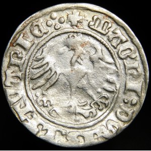 Sigismund I the Old, Half-penny 1510, Vilnius - large zero, four dot - punctuation - rare