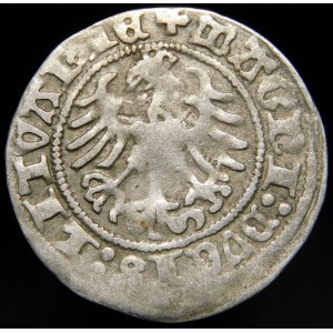 Zikmund I. Starý, půlpenny 1517, Vilnius - třípenny - vzácné