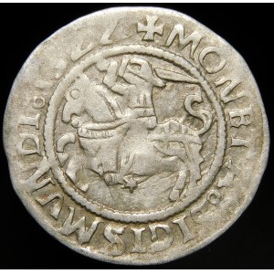 Sigismund I. der Alte, halber Pfennig 1522, Vilnius - Vierbeiner