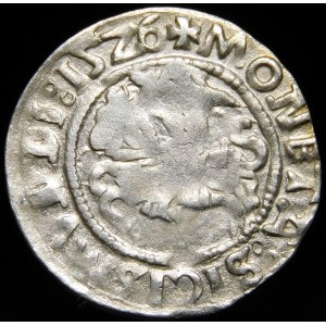 Žigmund I. Starý, polgroš 1526, Vilnius - chyba, SICISMVNDI - veľmi zriedkavé