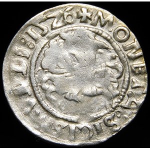 Zikmund I. Starý, půlpenny 1526, Vilnius - chyba, SICISMVNDI - velmi vzácné