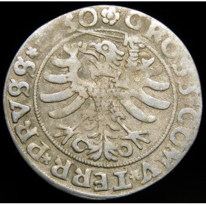 Sigismund I the Old, 1530 penny, Torun - punch mark