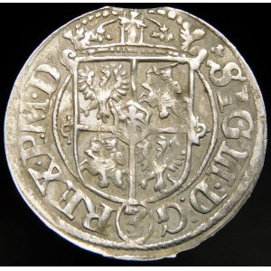 Žigmund III Vasa, polopočet 1620, Riga - nápis rozdeľuje liscus - variant