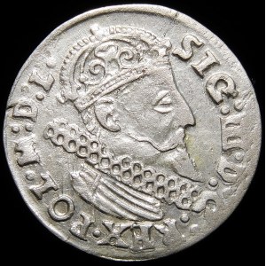 Sigismund III Vasa, Trojak 1624, Cracow.