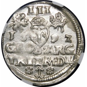 Zygmunt III Waza, Trojak 1592, Wilno - SIG - piękny