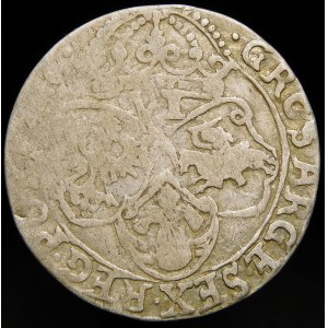 Zygmunt III Waza, šesták 1626, Krakov - pečiatka Žigmund/GROS - vzácna