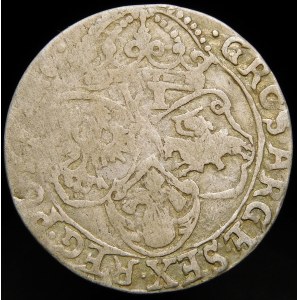 Zygmunt III Waza, Szóstak 1626, Kraków - przebitka SIGI/GROS - rzadki