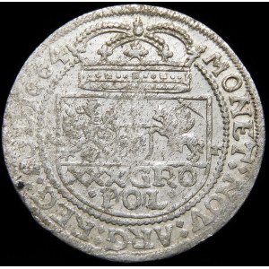Jan II Casimir, Tymf 1664 AT, Krakov - POL