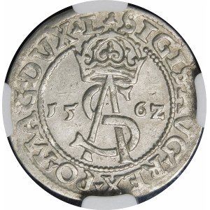 Žigmund II August, Trojak 1562, Vilnius