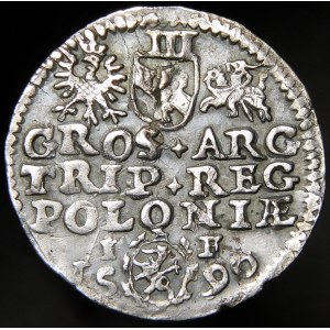 Žigmund III Vasa, Trojak 1590, Olkusz