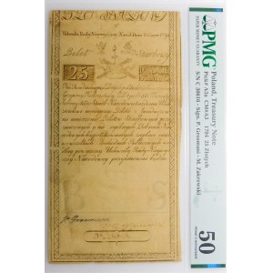 25 złotych 1794 - ser. C - Insurekcja Kościuszkowska