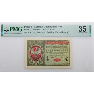 1/2 marki polskiej 1916 - jenerał A