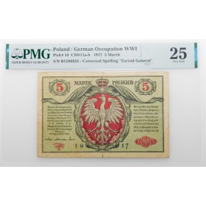 5 marek polskich 1916 - biletów B
