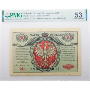 50 marek polskich 1916 - jenerał A